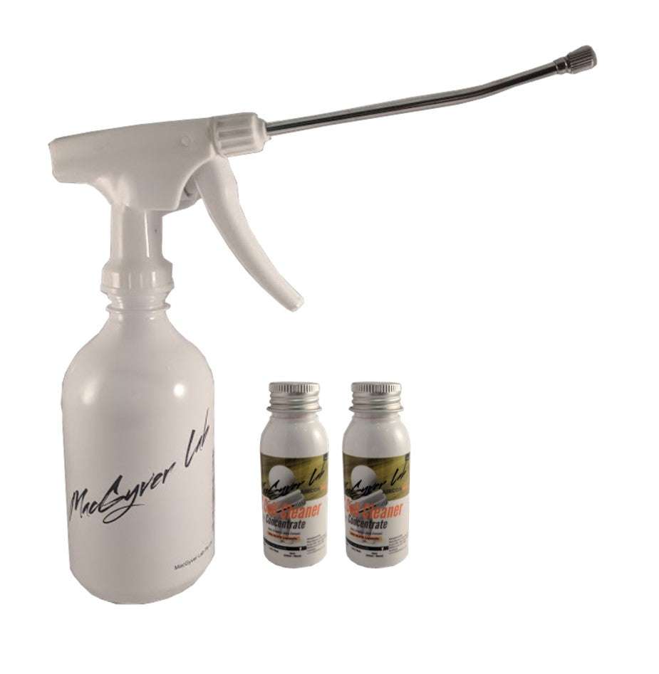 AIRCONcare Organic Non-Toxic Air Conditioner Cleaner x 2 Standard Wash (500ml of Air Conditioner Coil Cleaner Mixed) by MacGyver Lab