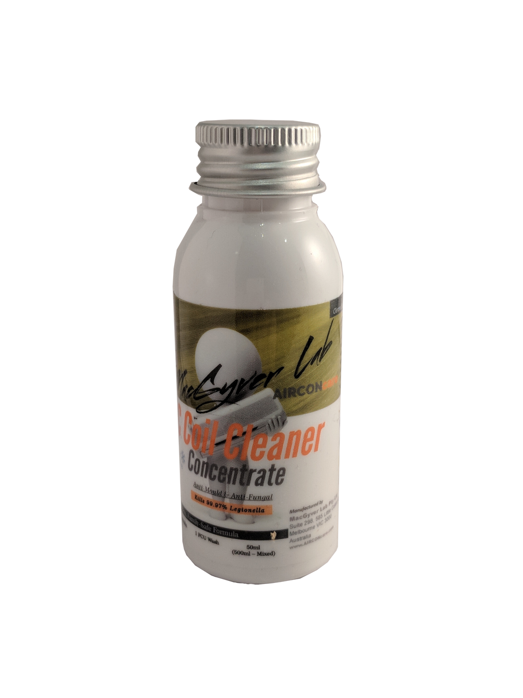 AIRCONcare Concentrate Coil Cleaner Refills -50ml (1 x Standard Wash - 500ml Mixed)