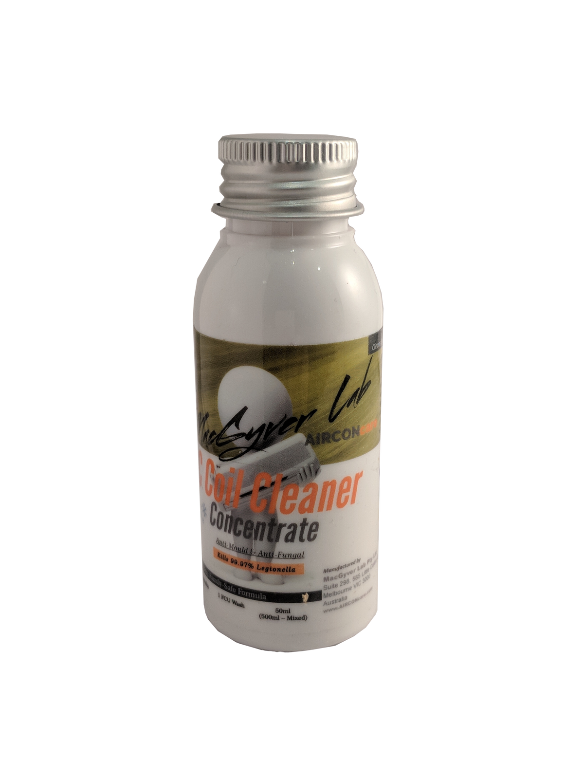AIRCONcare Concentrate Coil Cleaner Refills -50ml (1 x Standard Wash - 500ml Mixed)